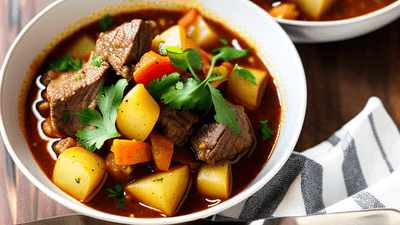 Traditional Ukrainian Beef & Potatoes Stew Recipe (Zharkoye)